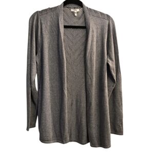 Maurices Gray Open Front Cardigan, size large